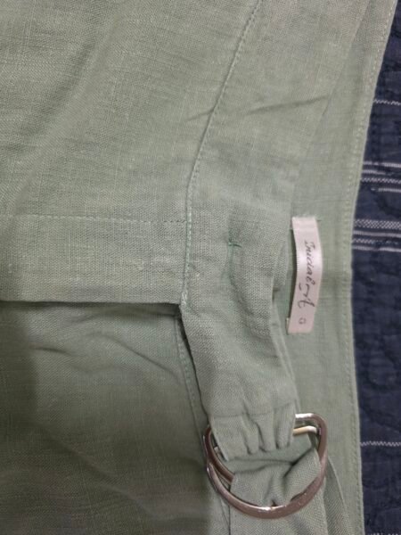 Short de linho - Verde sálvia